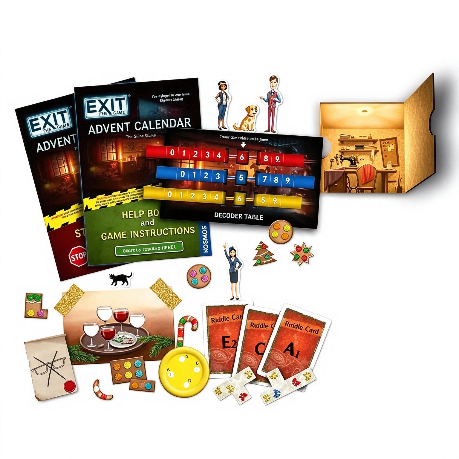 50% OFF | 🗝️🎄 Escape the Workshop! Advent Calendar – 24 Days of Puzzle Adventure & Fun ✨