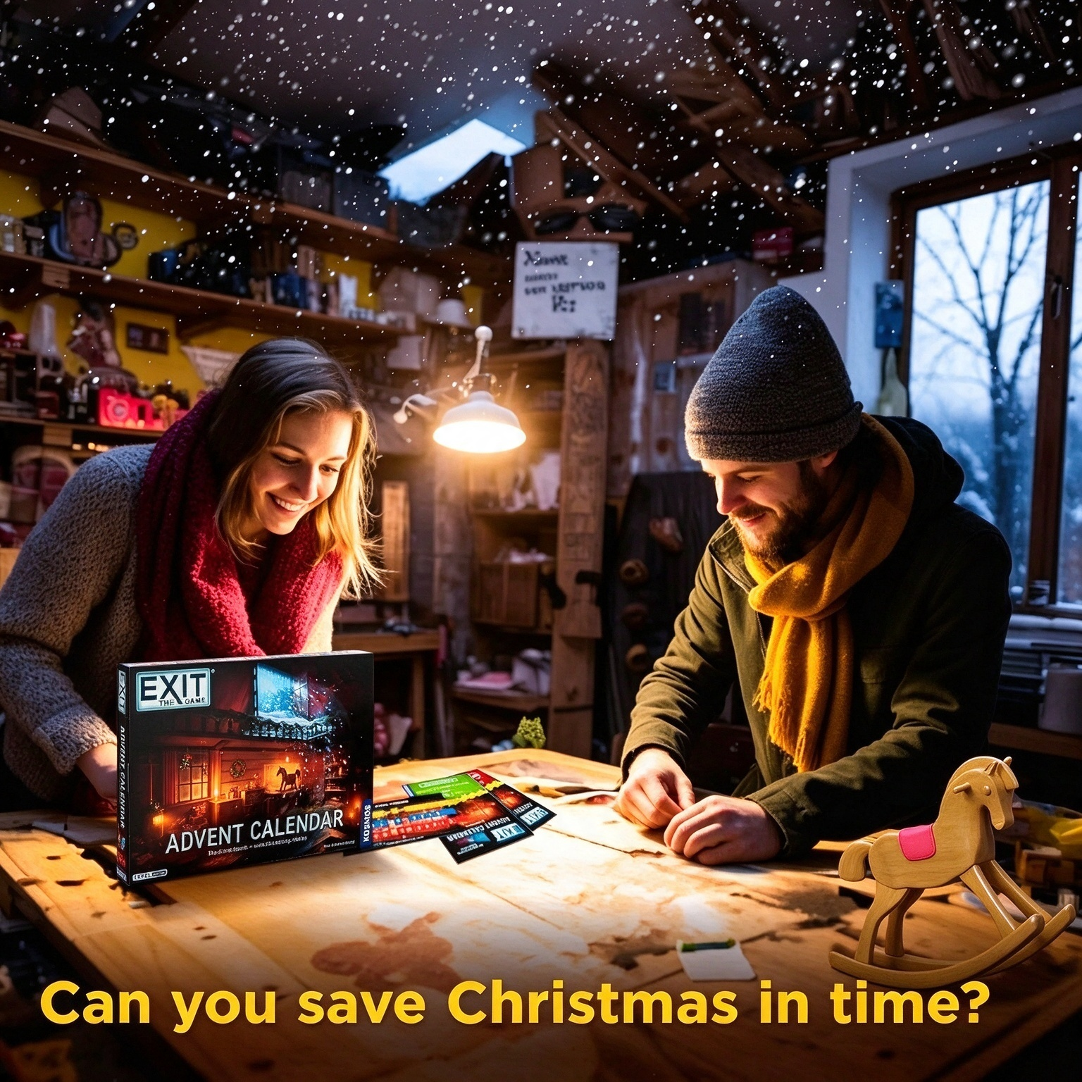 50% OFF | 🗝️🎄 Escape the Workshop! Advent Calendar – 24 Days of Puzzle Adventure & Fun ✨