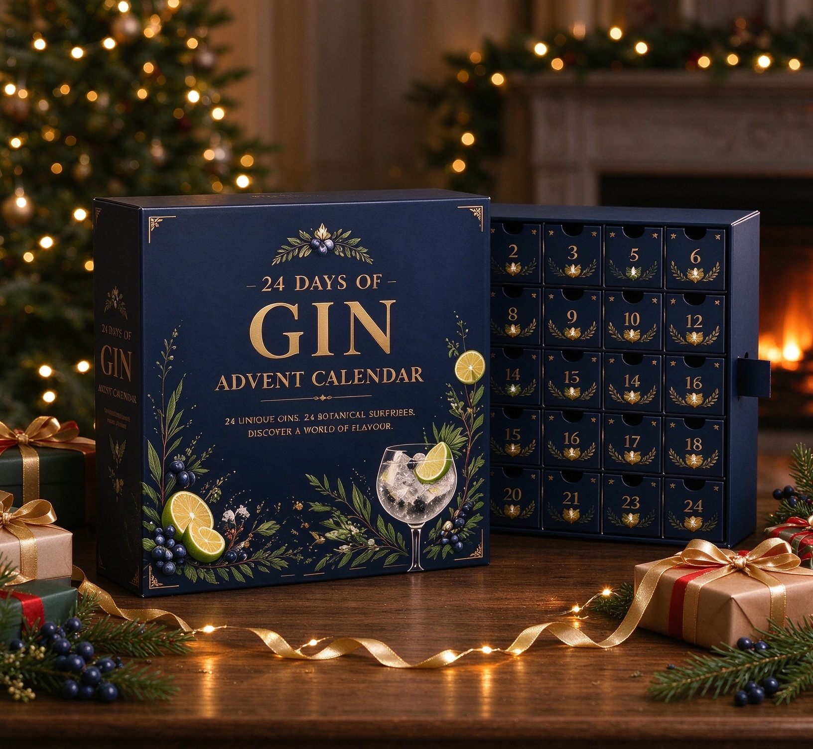 Gin-Themed Advent Calendar Gift
