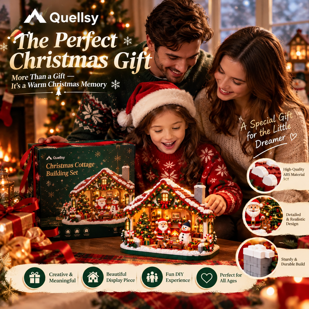 Miniature Christmas accessories and decorations