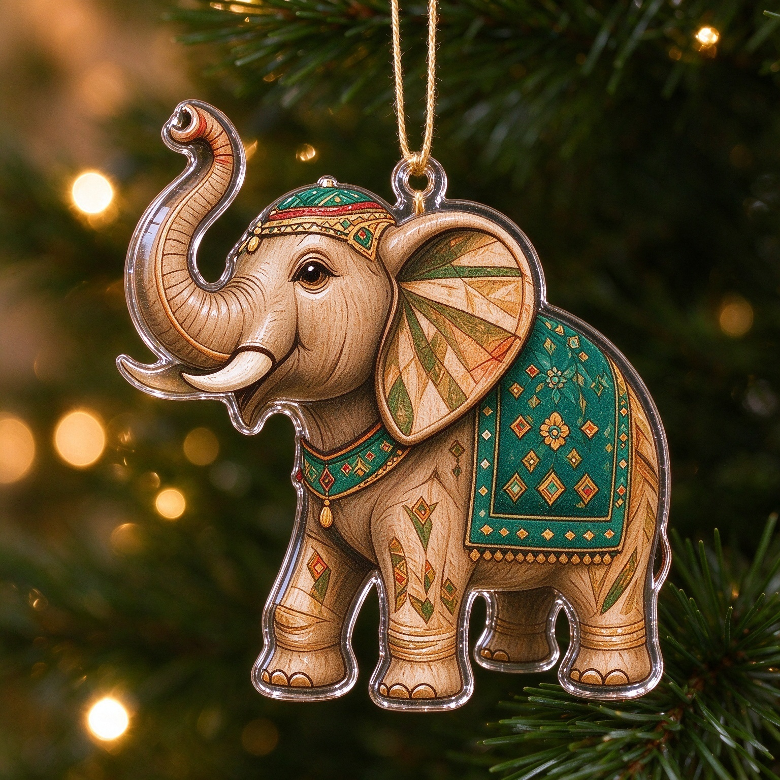 50% OFF | 🐘 2026 Savanna Spirit Elephant Advent Calendar – 24 Wooden Charms ✨