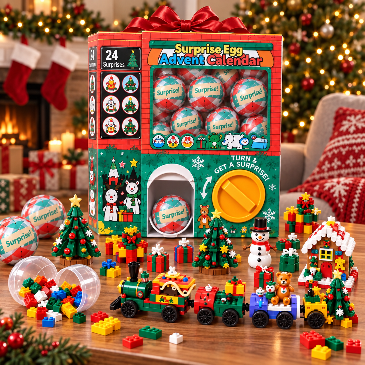 50% OFF | 🎅 2026 Christmas Capsule Building Blocks – Surprise Mini Building Set 🎄