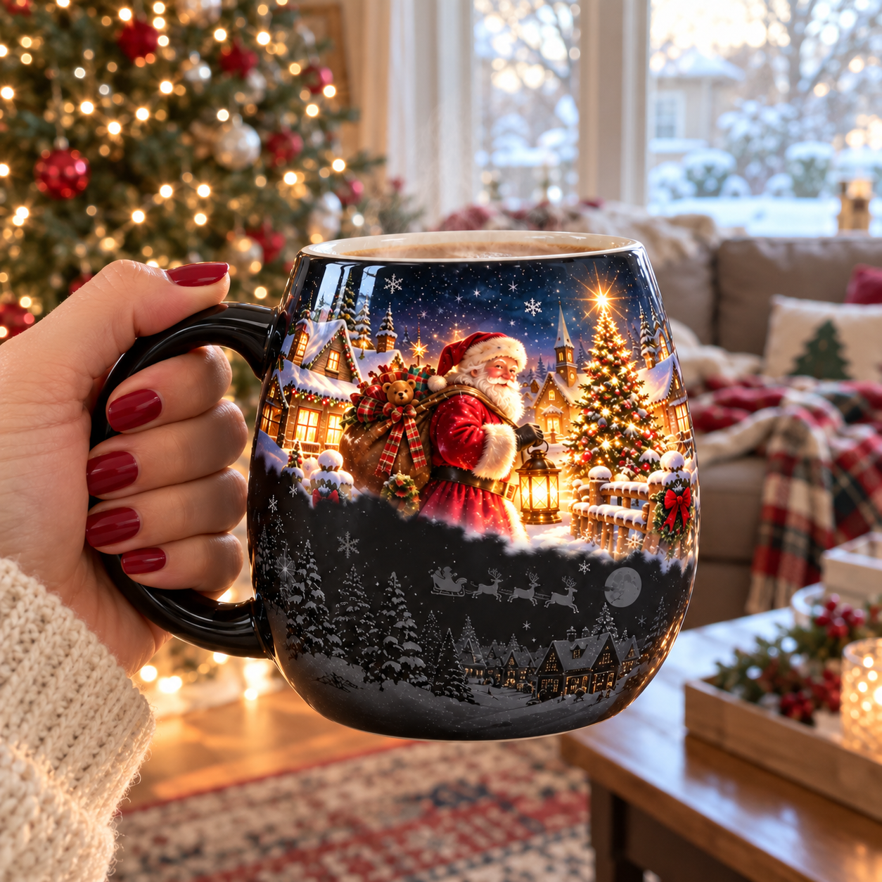 50% OFF | ☕ Christmas Magic Color-Changing Mug – Heat Reveal Holiday Gift ✨