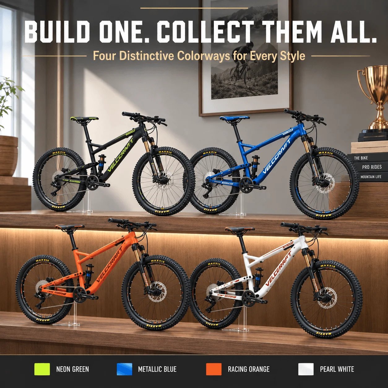 50% OFF | 🚲 DIY Mountain Bike Model Kit – Build, Display & Collect Christmas ✨