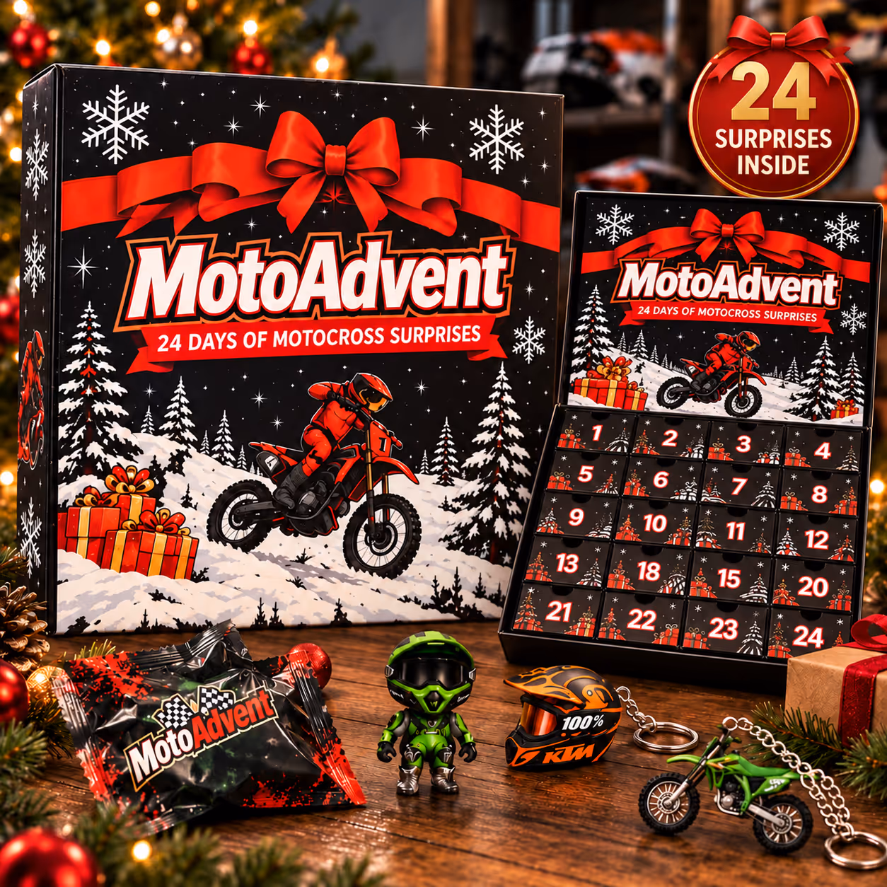 50% OFF | 🏍️ Motocross Advent Calendar – 24 Days of Rider Themed Gifts 🎄