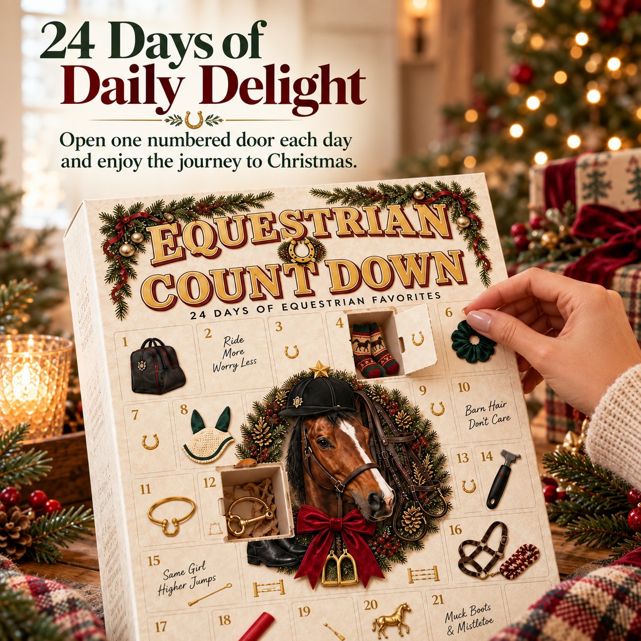 50% OFF | 🐴🎄 2026 Reitsport Advent Calendar – 24 Equestrian Surprises ✨