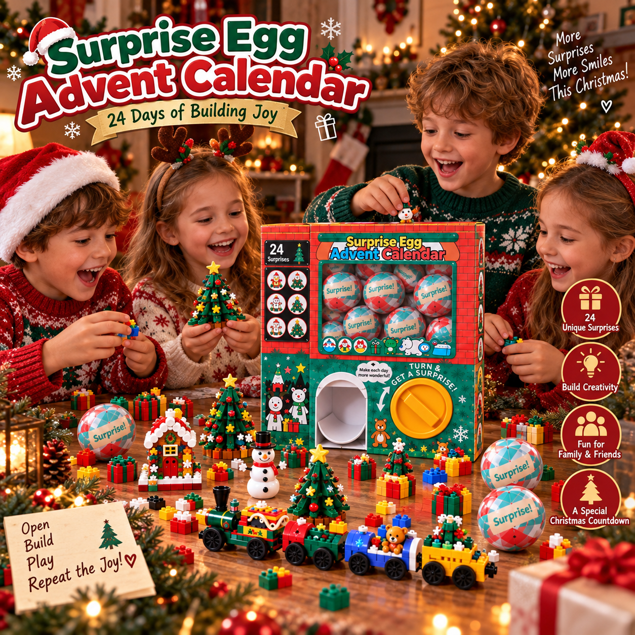 50% OFF | 🎅 2026 Christmas Capsule Building Blocks – Surprise Mini Building Set 🎄
