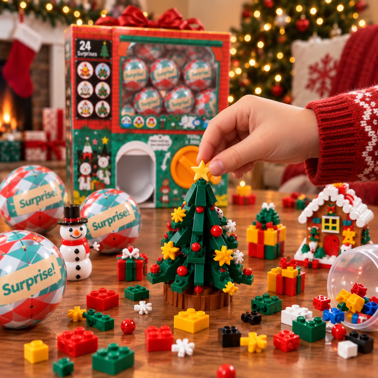 50% OFF | 🎅 2026 Christmas Capsule Building Blocks – Surprise Mini Building Set 🎄