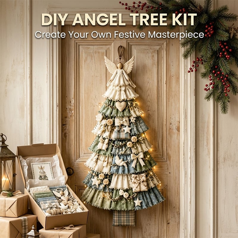 DIY Christmas Tree Door Hanger Craft Kit