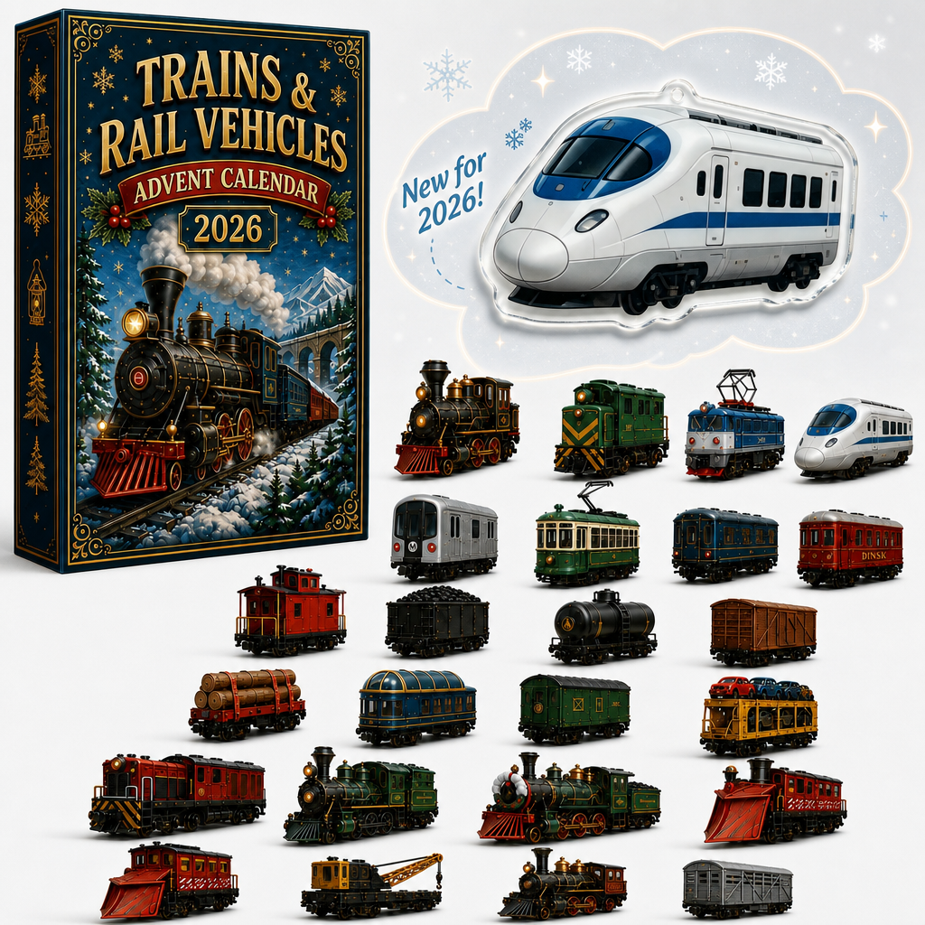🚜Build the Fleet Collection 24-Day Vehicle Advent Calendar Series Christmas gifts