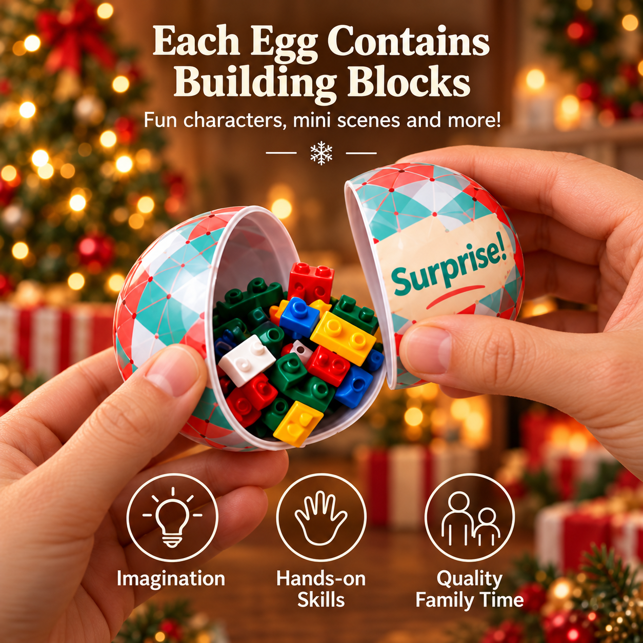 50% OFF | 🎅 2026 Christmas Capsule Building Blocks – Surprise Mini Building Set 🎄