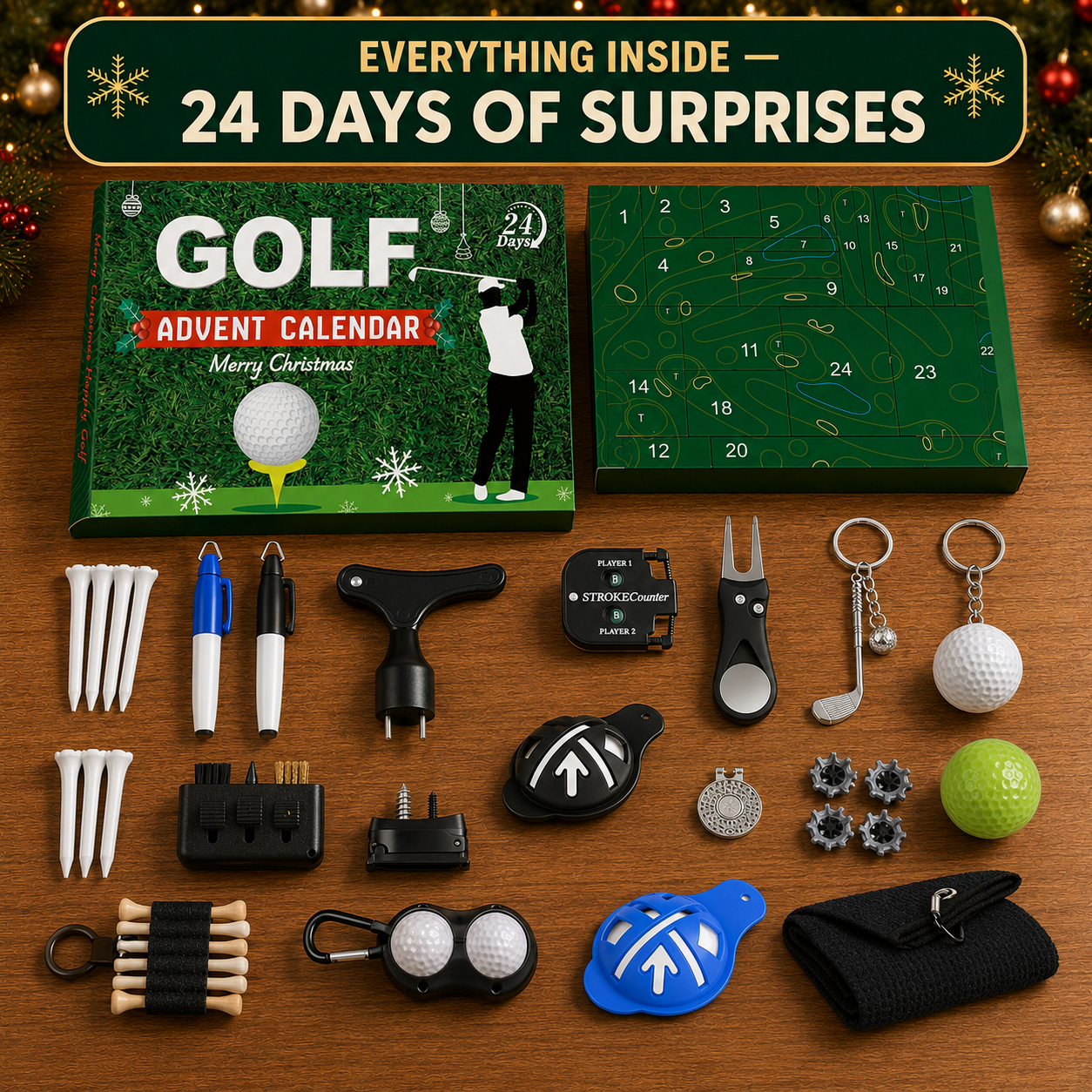 50% OFF | 🌊 2026 Sea Glass Marine Life Advent Calendar – 24 Days Ocean Creature Collectibles ✨