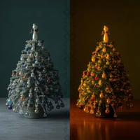 DIY Beaded Christmas Tree Ornament Craft Kit