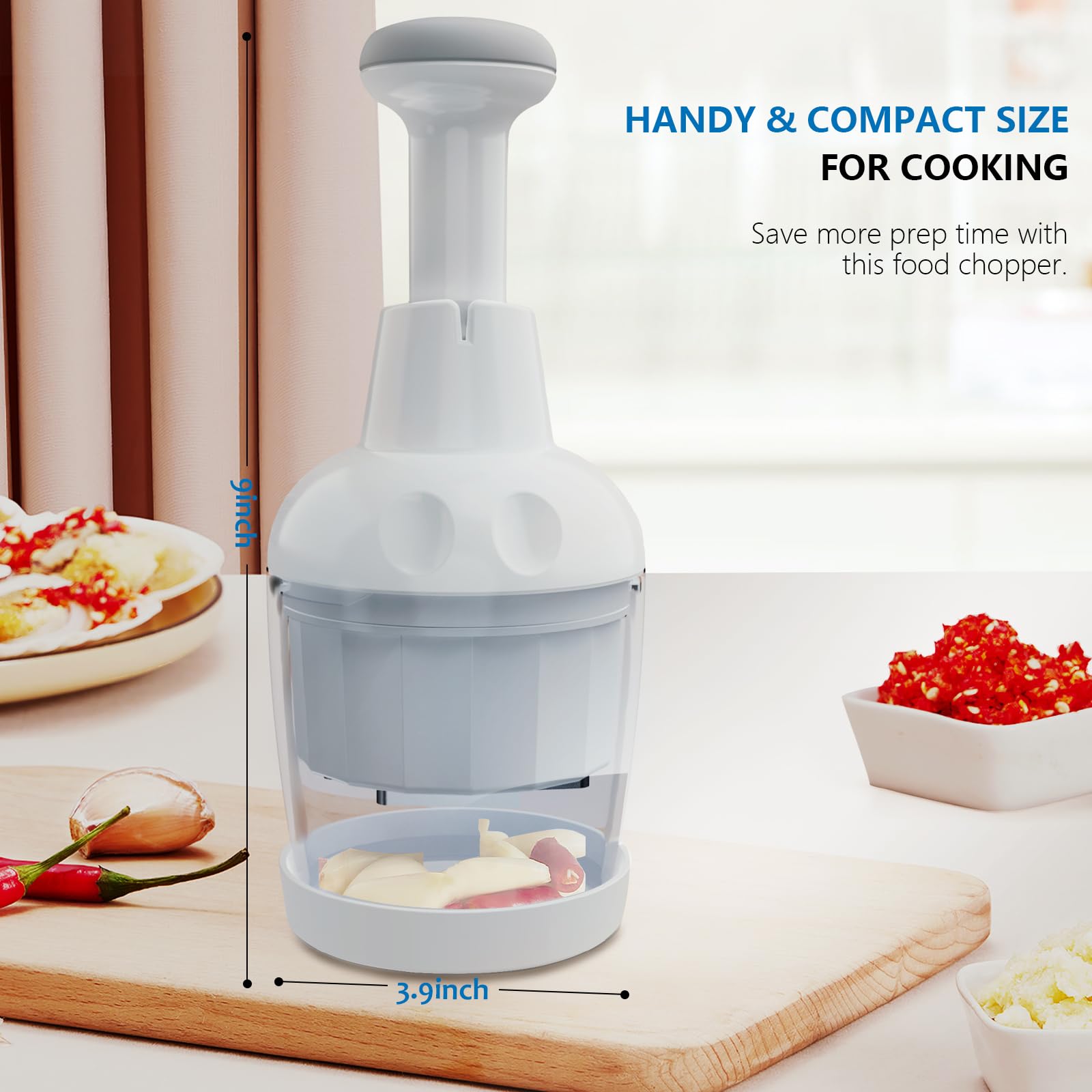 Manual Push Food Chopper