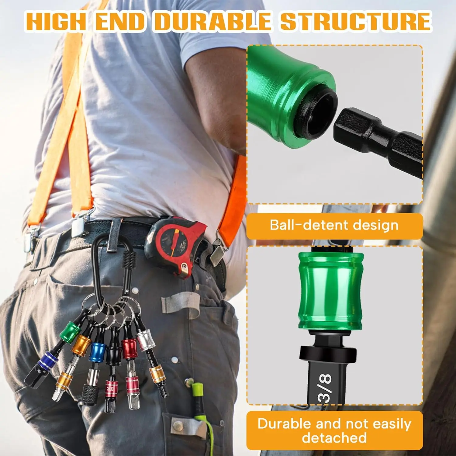 HVAC Swaging Drill Bit Set, Copper Tube Flaring Tool for Air Conditioning Repair