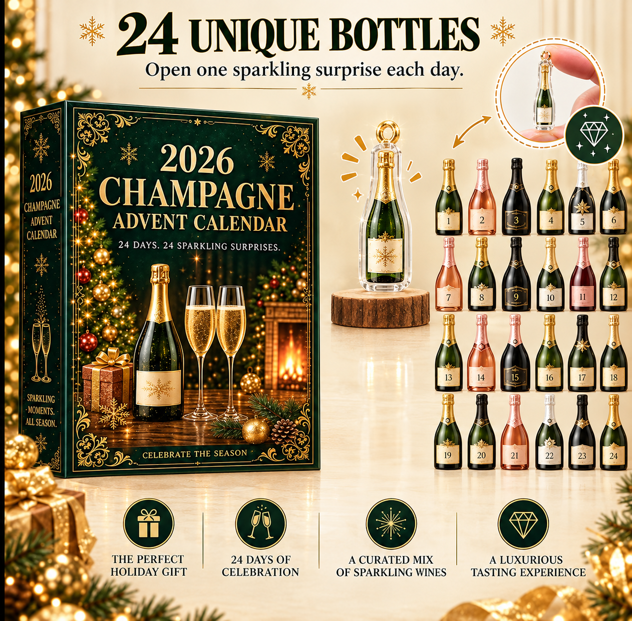🥂 24 Champagne Advent Calendar 2026 🎄