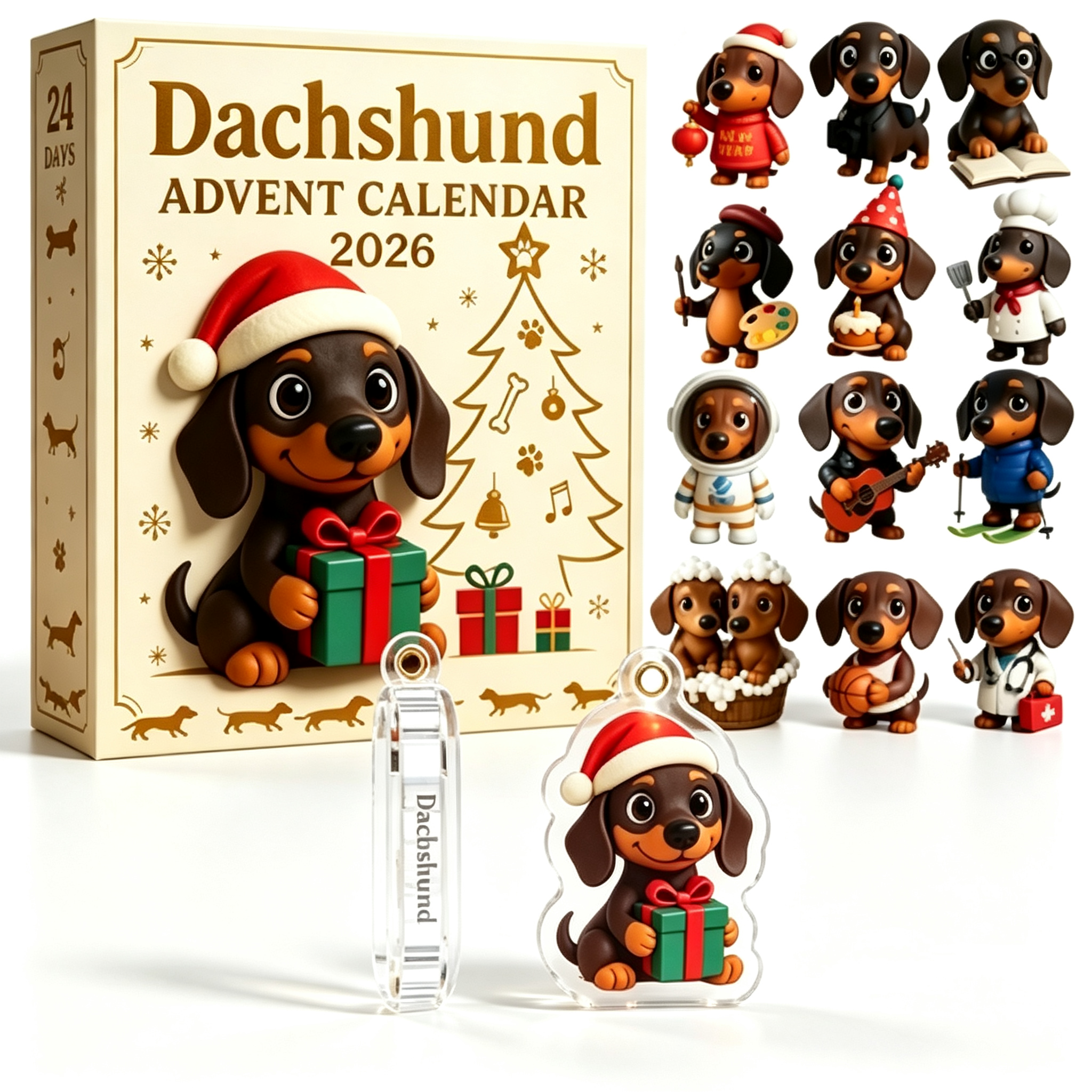 🎄🐾 2026 Dachshund Advent Calendar 🐶✨