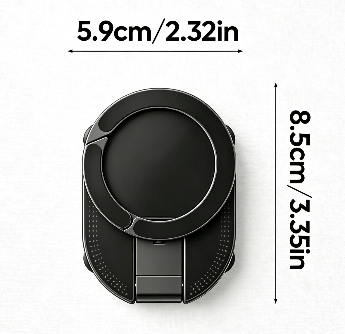 Compact Suction Magnetic Phone Mount