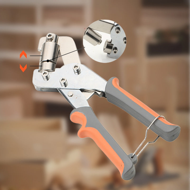 🛠️  Heavy Duty Eyelet Grommet Pliers Set, Hand Hole Punch Tool Kit with Metal Eyelets, For Leather, Canvas, Belt, Tents & DIY Craft Projects