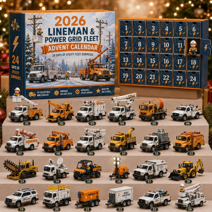 🚜 Build the Fleet Collection 24‑Day Vehicle Advent Calendar Series