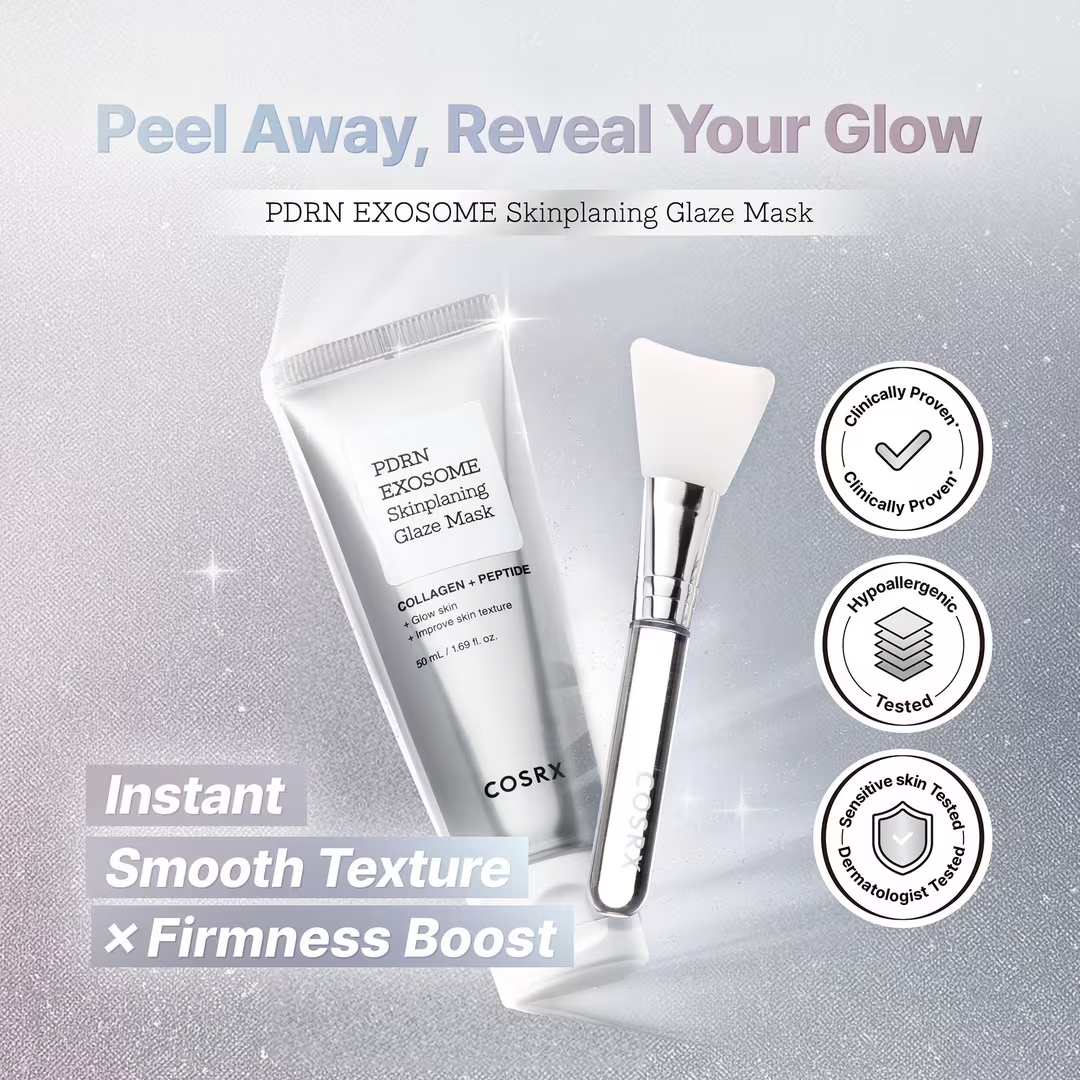 PDRN Exosome Skinplaning Glaze Mask with Collagen & Peptide