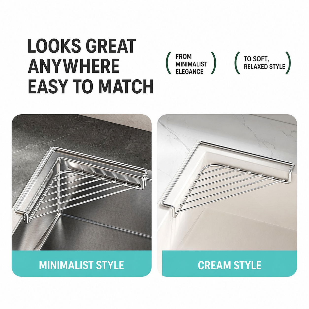 304 Stainless Steel Kitchen Sink Splash Guard, Deep Silicone Splash Stopper for Kitchen Faucet