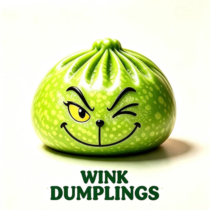 Funny Green Dumpling Squishy Toy – Slow Rising Squeeze Toy, Unique Christmas Gift