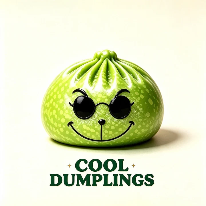 Funny Green Dumpling Squishy Toy – Slow Rising Squeeze Toy, Unique Christmas Gift