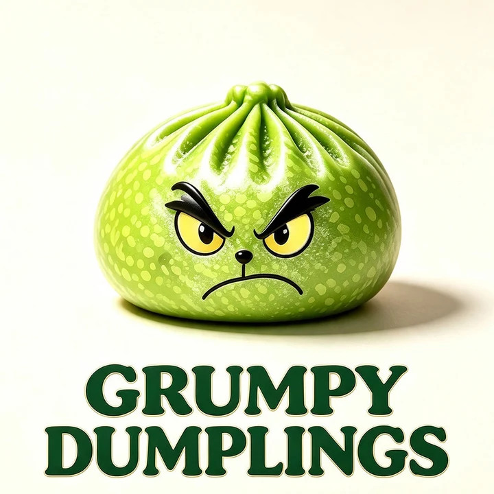 Funny Green Dumpling Squishy Toy – Slow Rising Squeeze Toy, Unique Christmas Gift