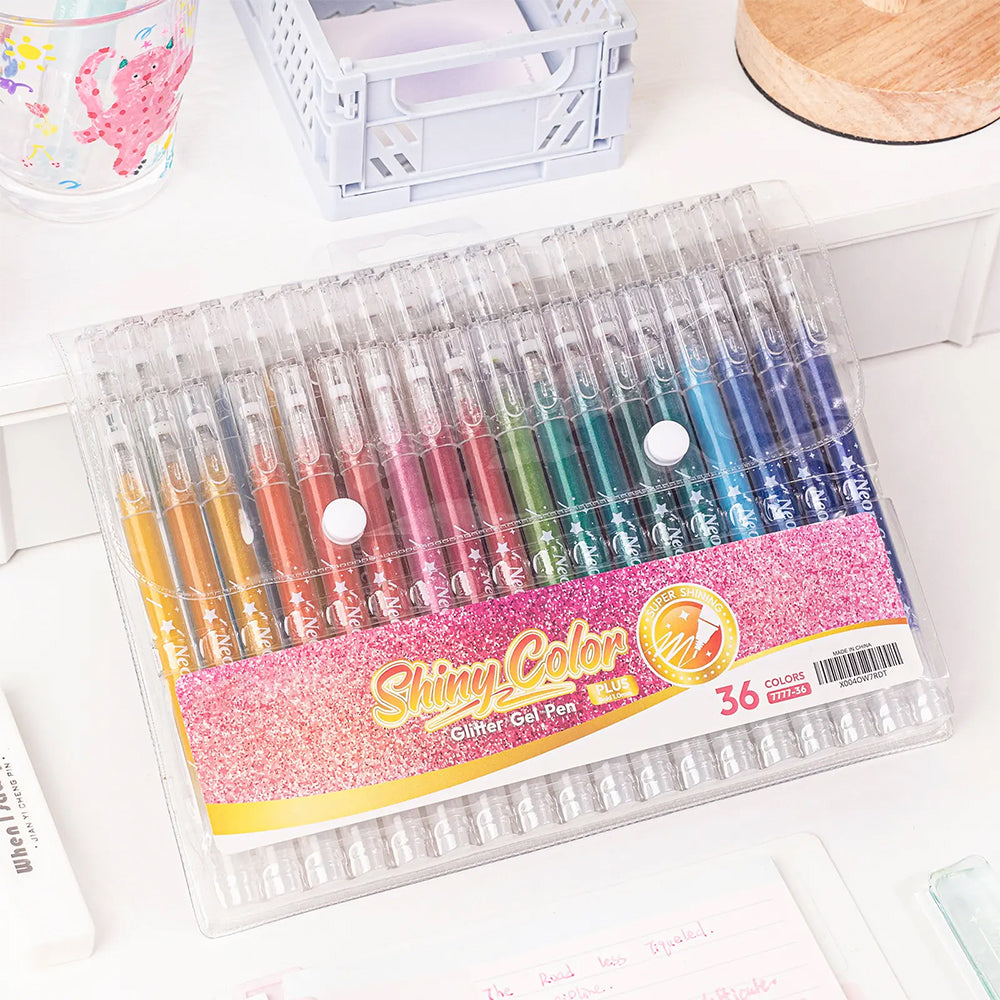 Glitter Gel Pens Metallic Drawing Set