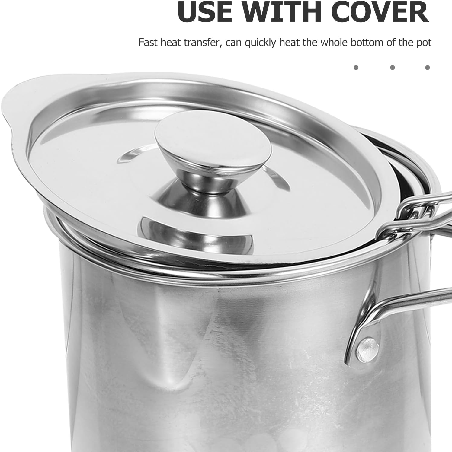1 Set Stainless Steel Fryer Deep Fryer Basket Fish Frying Pan Fish Fryer Pot Fryer Pot and Basket Turkey Fryer Deep Frying Japanese Splitter 304 Stainless Steel Outdoor