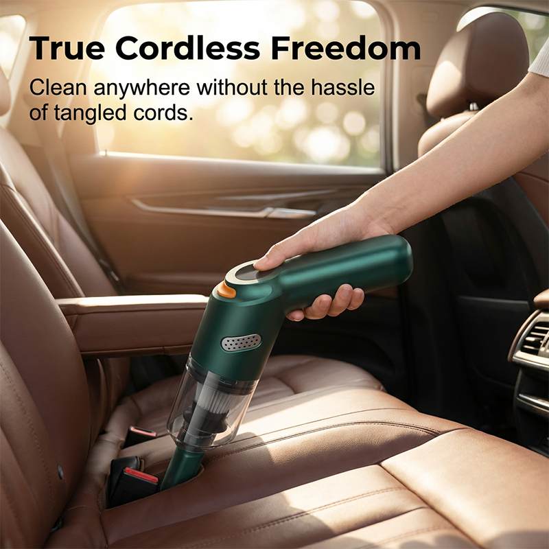 🚗LAST DAY SALE 49% OFF⚡50K+ SOLD!!🔥🔋High-Power Cordless Vacuum Cleaner Kit for Car💨