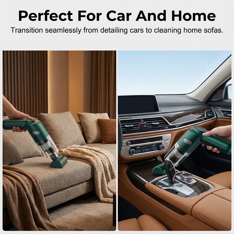 🚗LAST DAY SALE 49% OFF⚡50K+ SOLD!!🔥🔋High-Power Cordless Vacuum Cleaner Kit for Car💨
