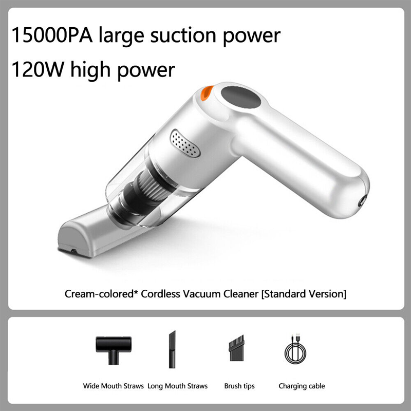 🚗LAST DAY SALE 49% OFF⚡50K+ SOLD!!🔥🔋High-Power Cordless Vacuum Cleaner Kit for Car💨
