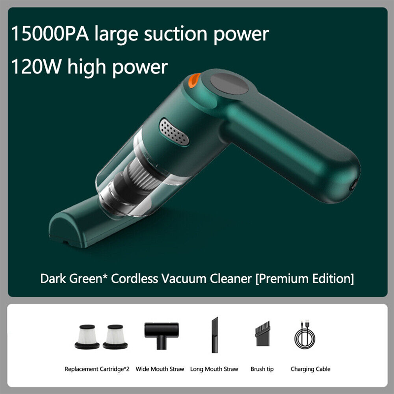 🚗LAST DAY SALE 49% OFF⚡50K+ SOLD!!🔥🔋High-Power Cordless Vacuum Cleaner Kit for Car💨