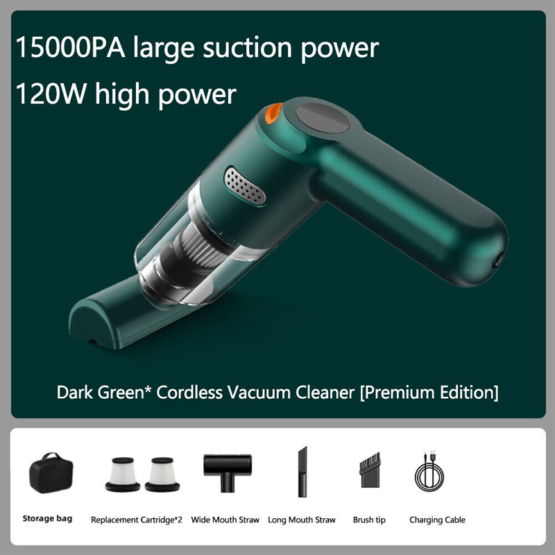 🚗LAST DAY SALE 49% OFF⚡50K+ SOLD!!🔥🔋High-Power Cordless Vacuum Cleaner Kit for Car💨