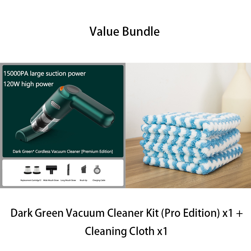 🚗LAST DAY SALE 49% OFF⚡50K+ SOLD!!🔥🔋High-Power Cordless Vacuum Cleaner Kit for Car💨