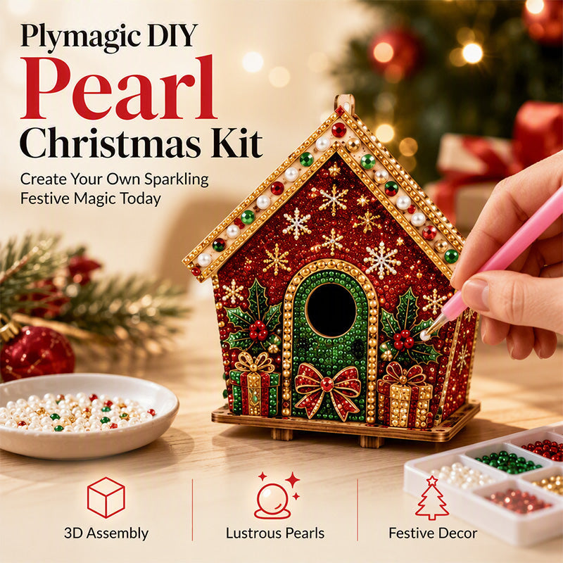 🎄⏳LAST DAY SALE ONLY＄29.99!!☃️3D DIY Pearl Art Christmas Painting Kit