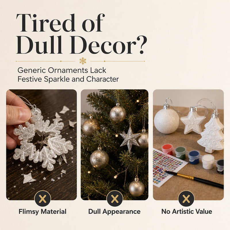 🔥Early Christmas Promotion 49% OFF🔥Christmas DIY Painting Hanging Ornaments Set