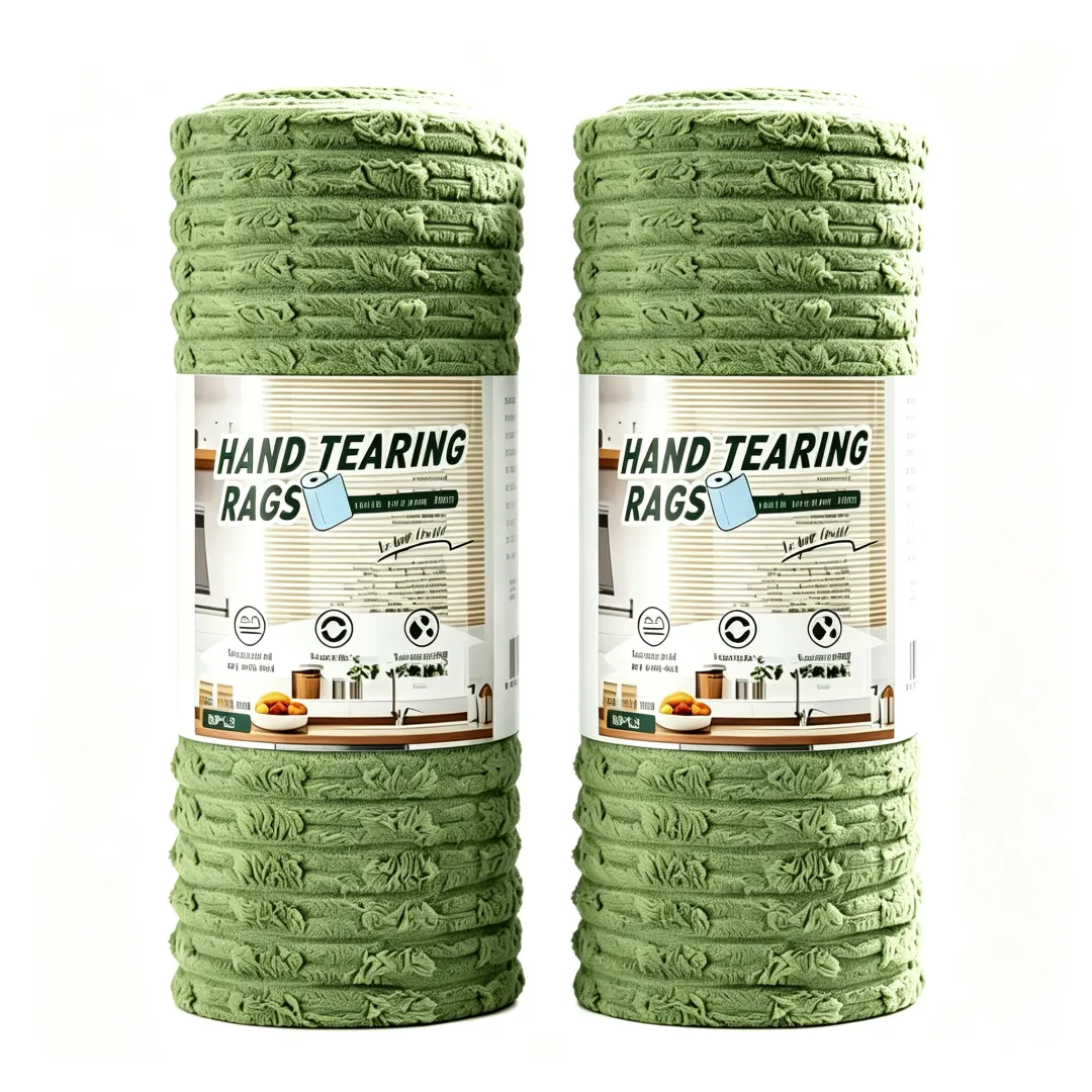 20 PCS Tearable Antibacterial Cleaning Cloths, 10A-Grade Reusable Wet/Dry Lint-Free Rags, Streak-Free Scrubbing Towels for Kitchen, Car, Glass & Electronics (10″x10″)