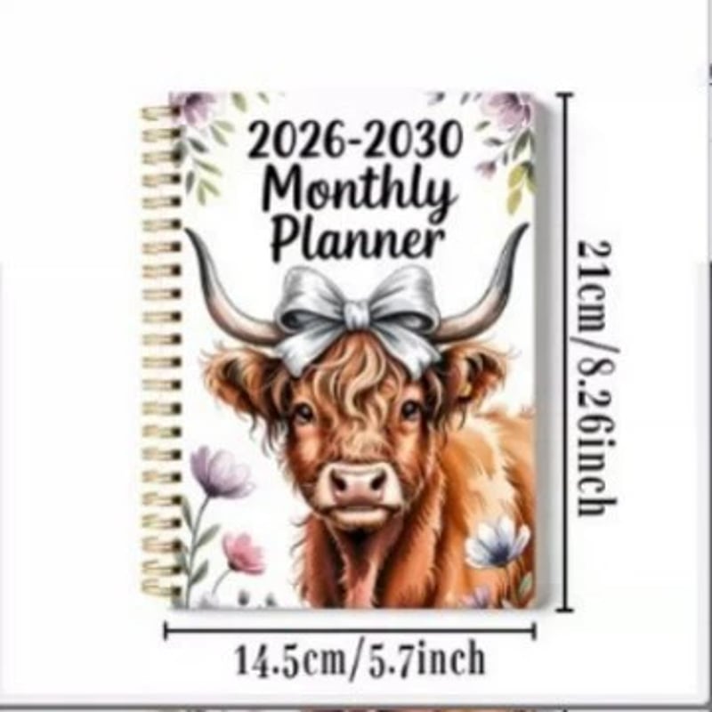2026-2030 Monthly Planner