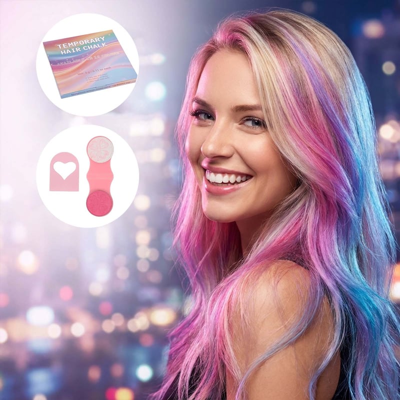 Temporary Hair Chalk Compact