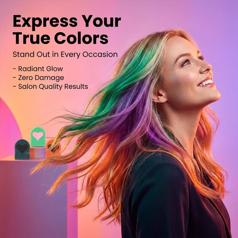 Temporary Hair Chalk Compact