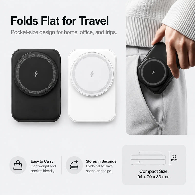 3-In-1 Foldable Magnetic Wireless Charging Station