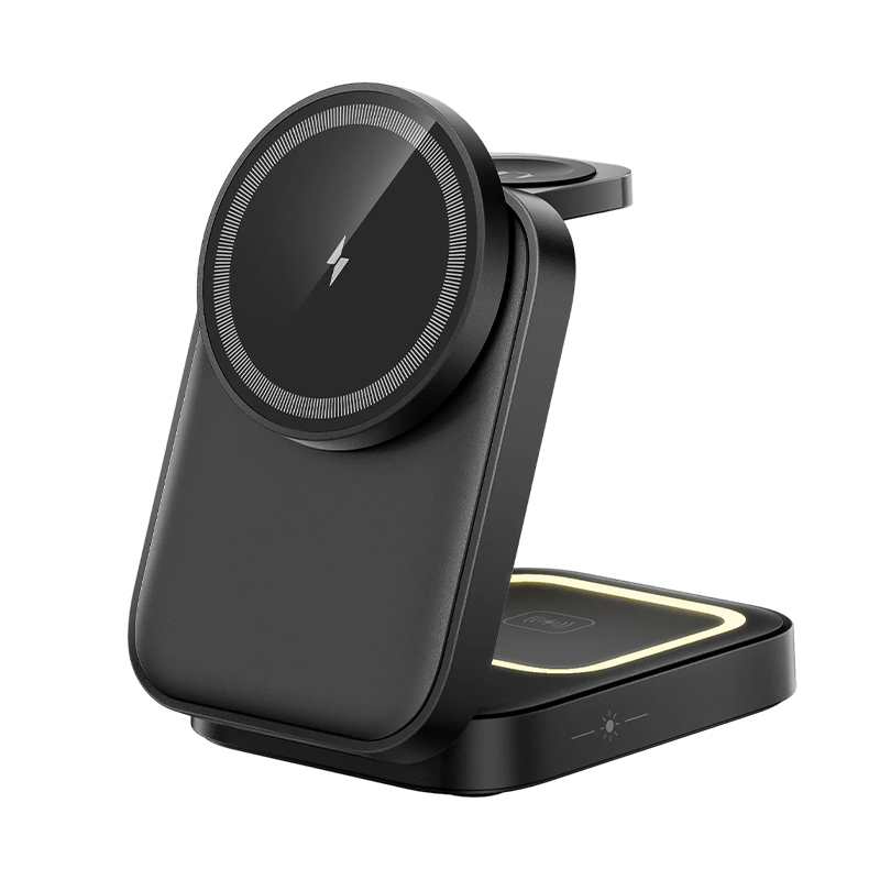 3-In-1 Foldable Magnetic Wireless Charging Station