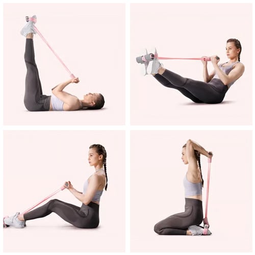 Multifunction Pedal Resistance Band | Portable Full‑Body Home Workout Exerciser