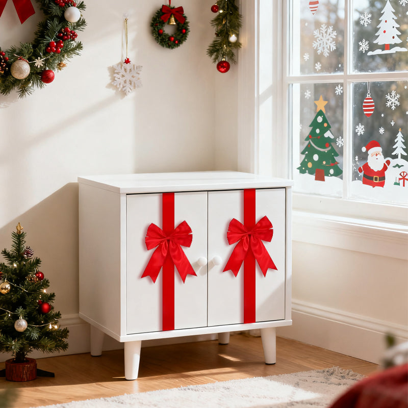 🎅Xmas Sales - 50% OFF🎄Christmas Special Offer-Large Christmas Cabinet Door Ribbon Bow