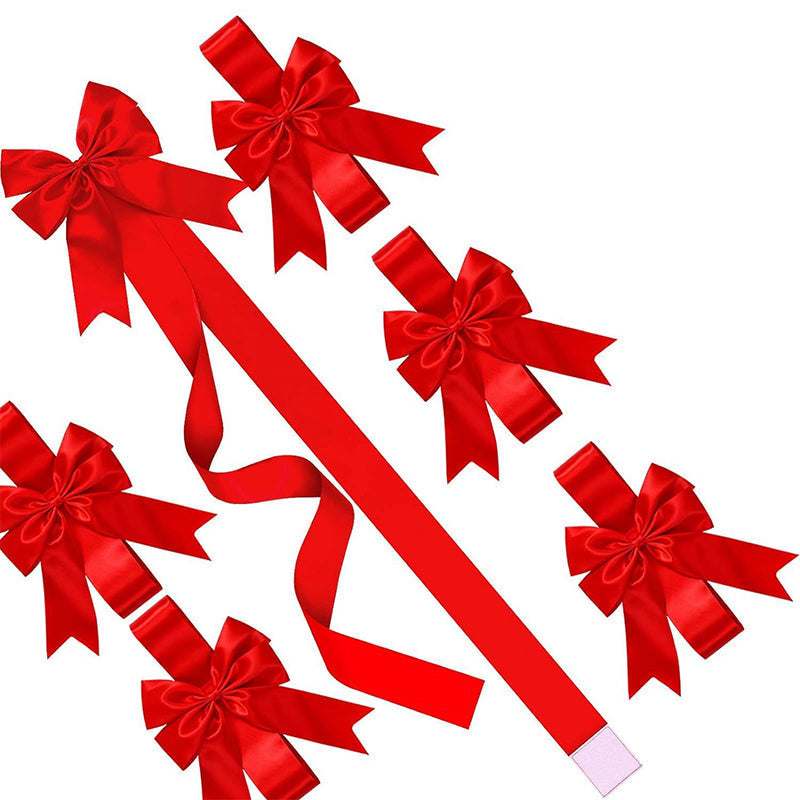🎅Xmas Sales - 50% OFF🎄Christmas Special Offer-Large Christmas Cabinet Door Ribbon Bow