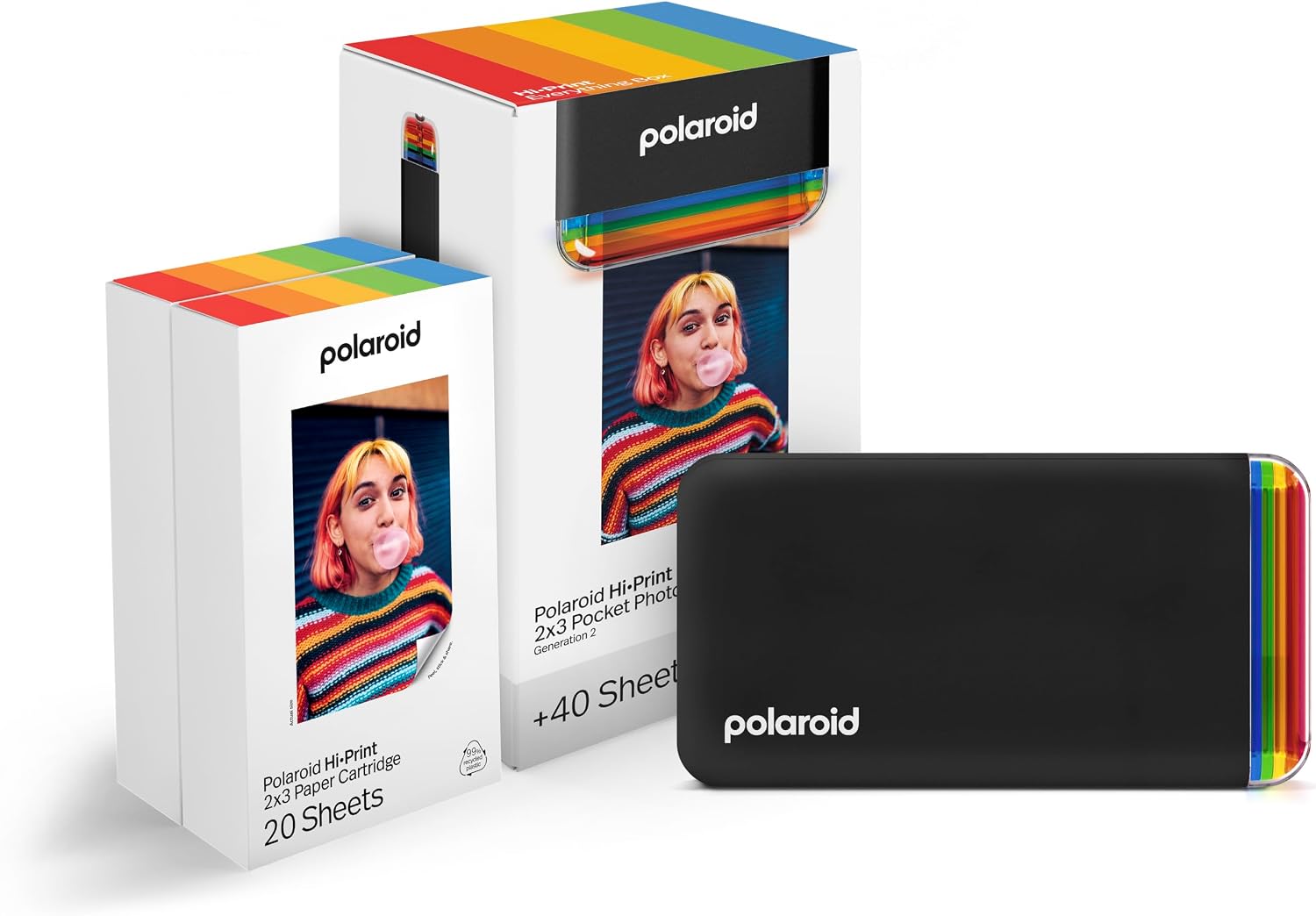 Polaroid Hi·Print 2x3 Generation 2 Pocket Photo Printer
