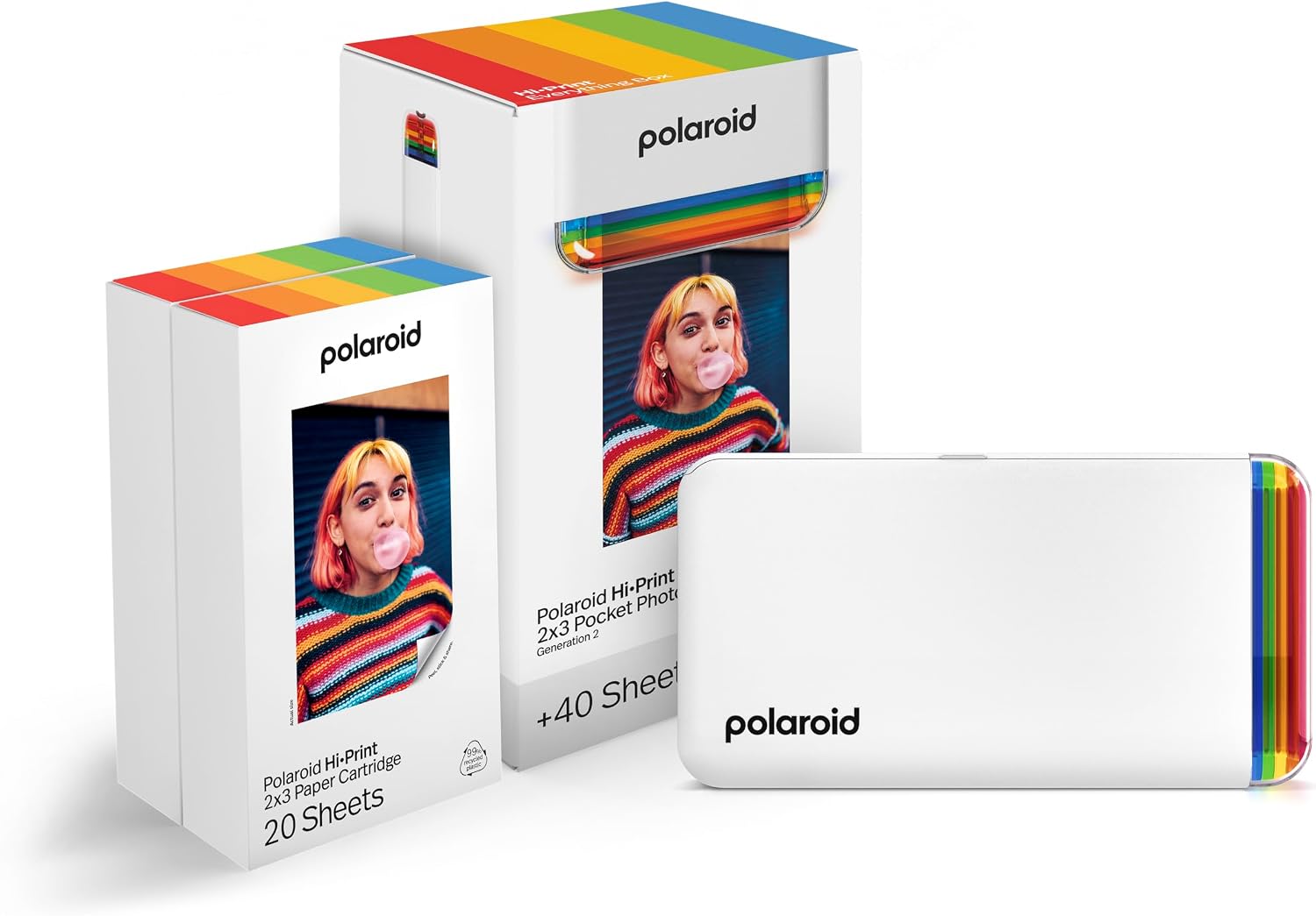 Polaroid Hi·Print 2x3 Generation 2 Pocket Photo Printer